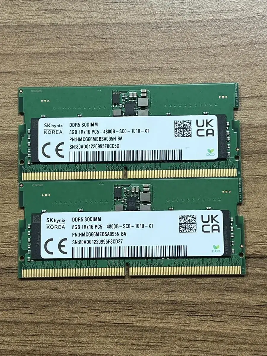 노트북 램 DDR5 8기가 2개 하이닉스